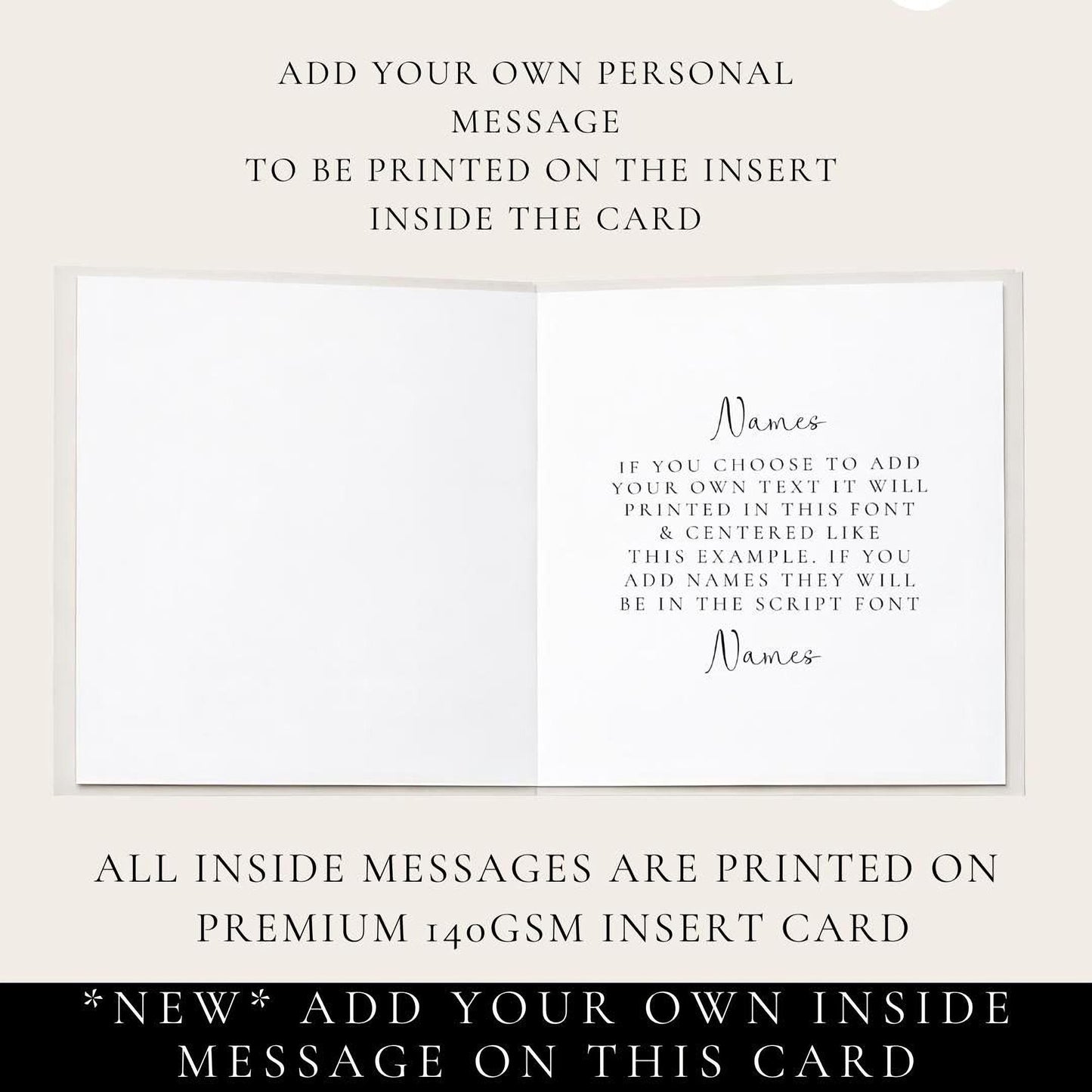 Daughter and Son In Law Card Personalised Wedding Anniversary