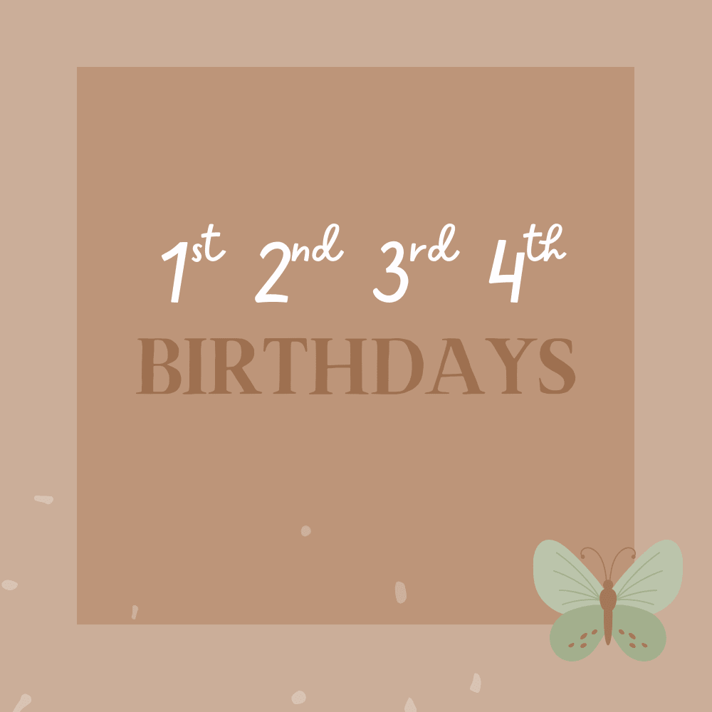 1st Birthday Cards - Whimsi Lilley