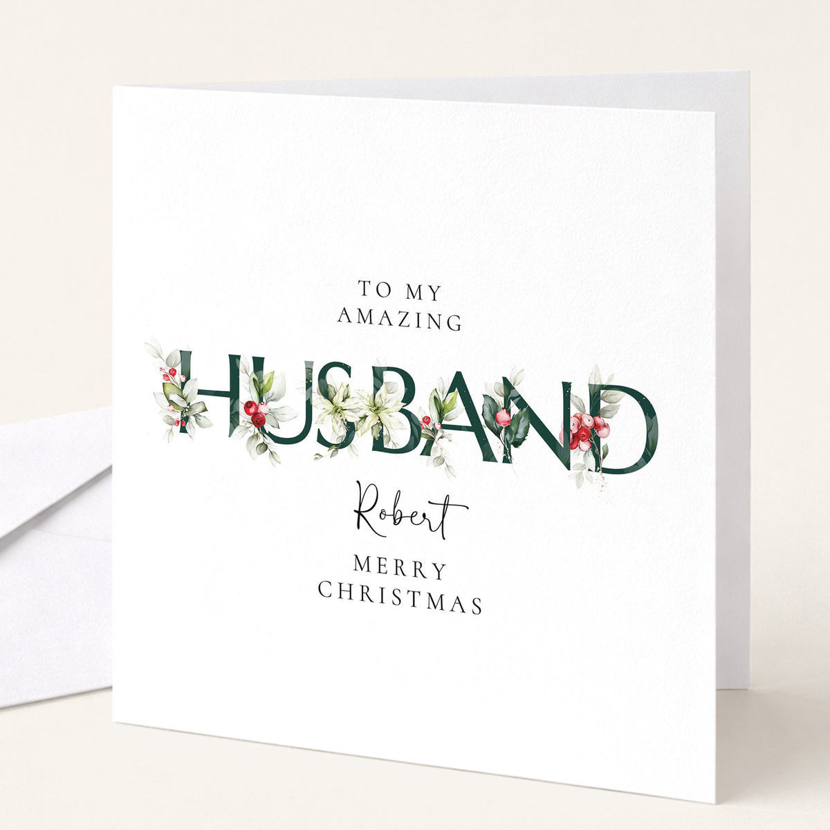 Christmas Cards for Husband - Whimsi Lilley