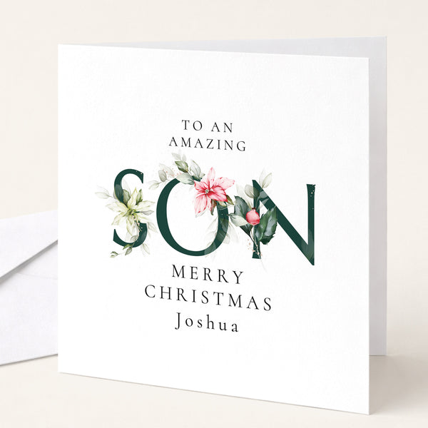 Christmas Cards for Son - Whimsi Lilley