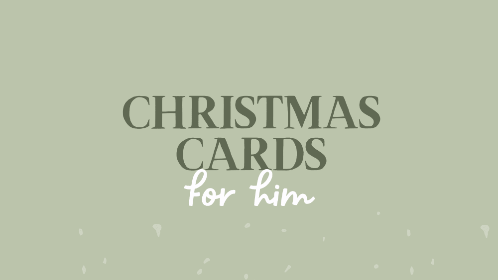 Christmas Cards for Him - Whimsi Lilley