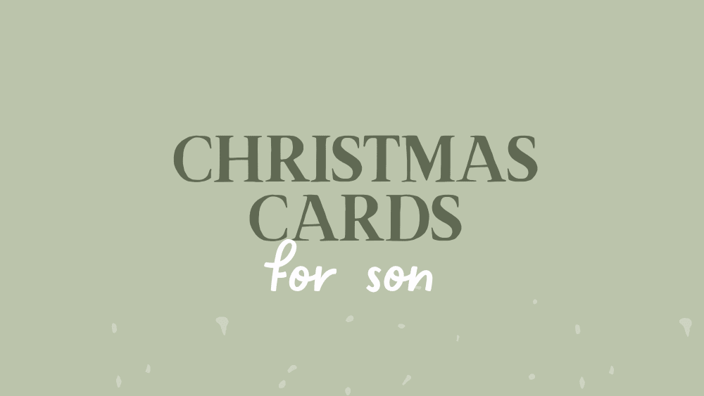 Christmas Cards for Son - Whimsi Lilley