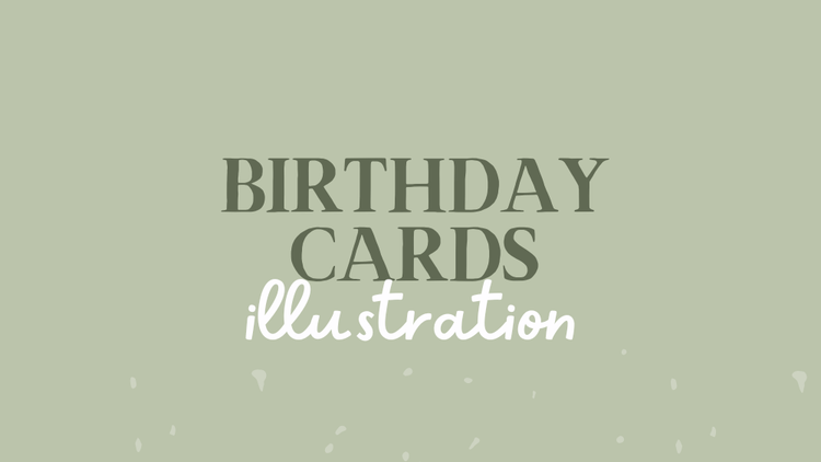 Illustration Birthday Cards