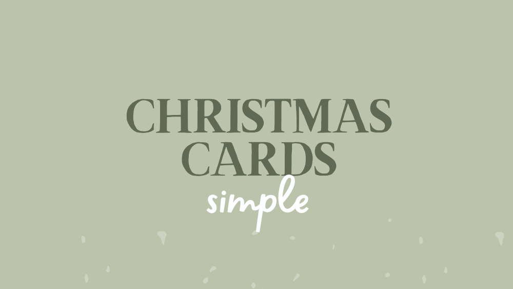 Simple Christmas Cards - Whimsi Lilley