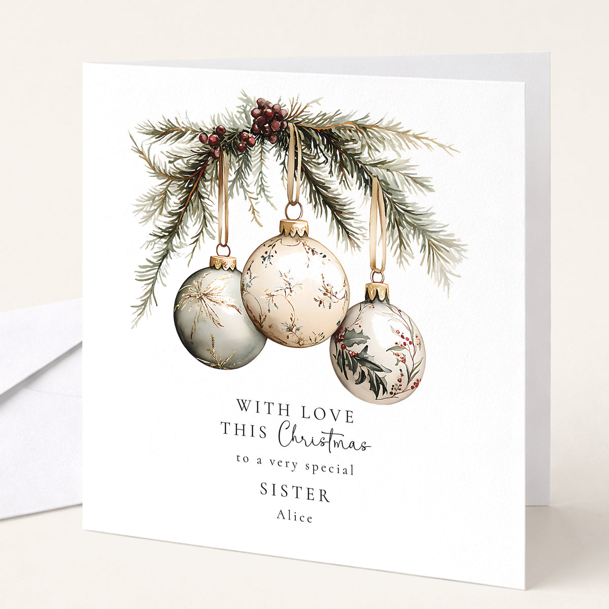 Christmas Cards for Sister