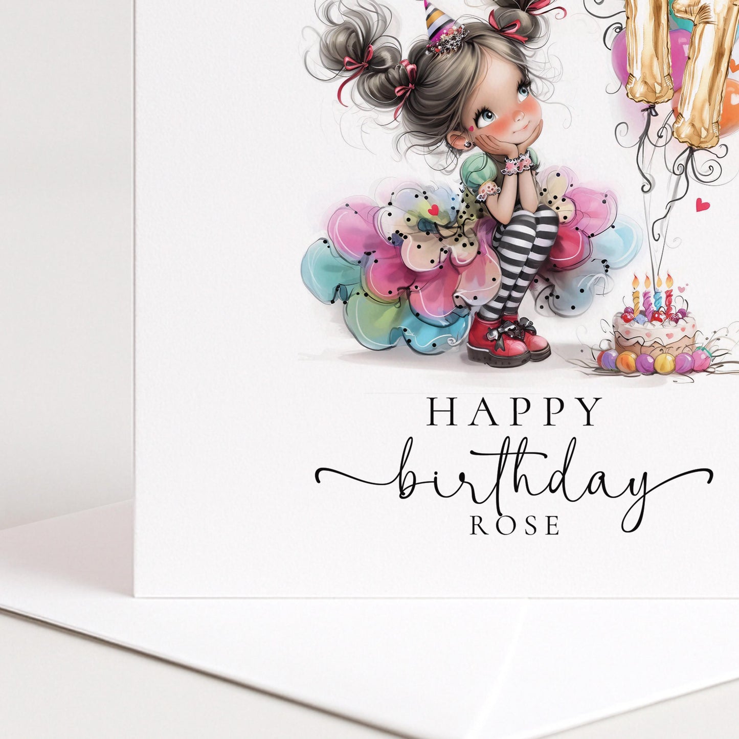 11th Birthday Card for Girl