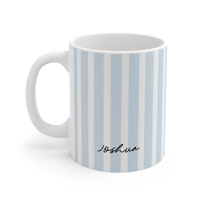 I Love Doing Life With You Personalised Mug - Blue