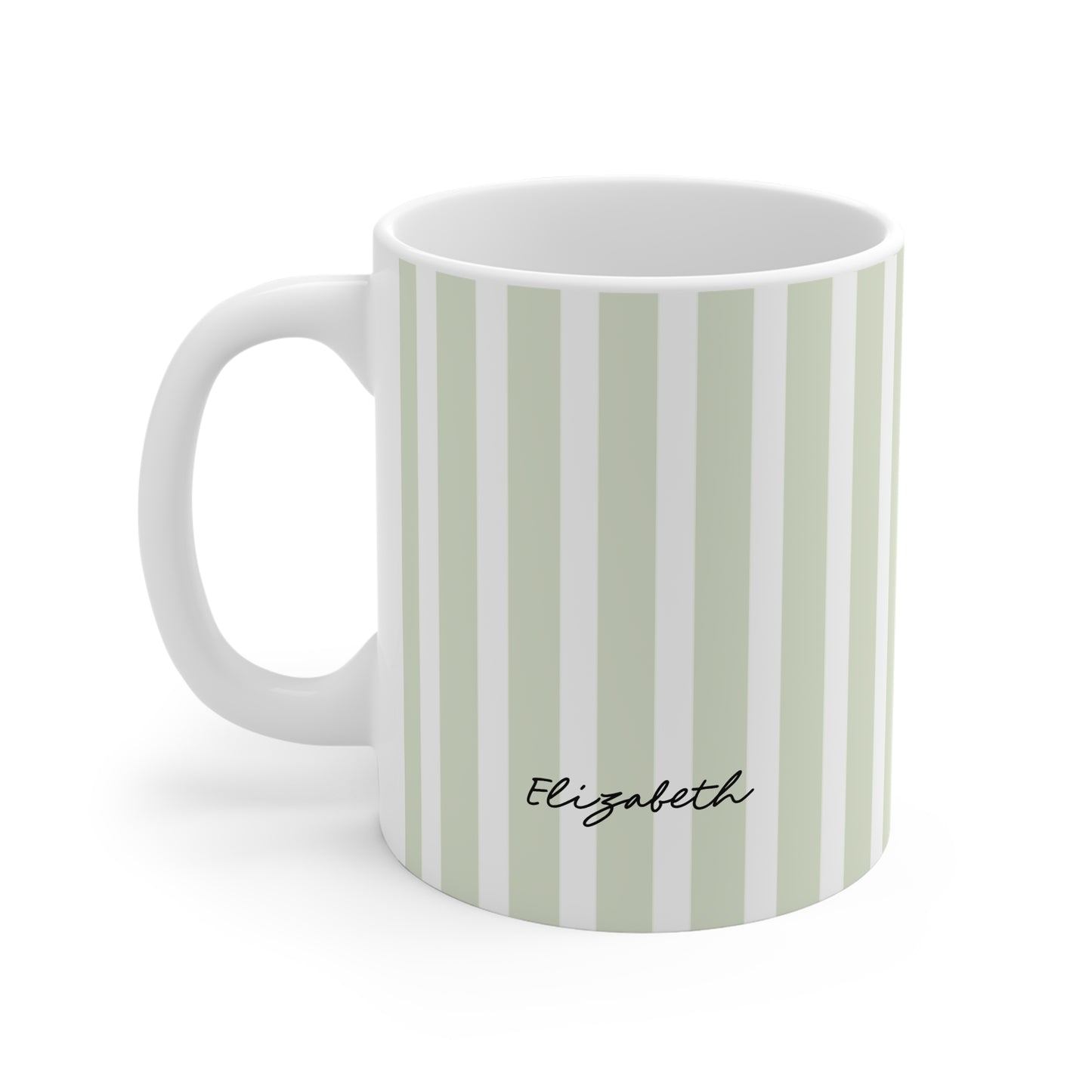 I Love Doing Life With You Personalised Mug - Green