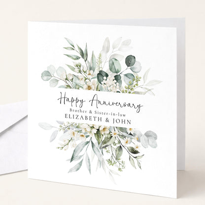 Anniversary Card for Brother and Sister in Law