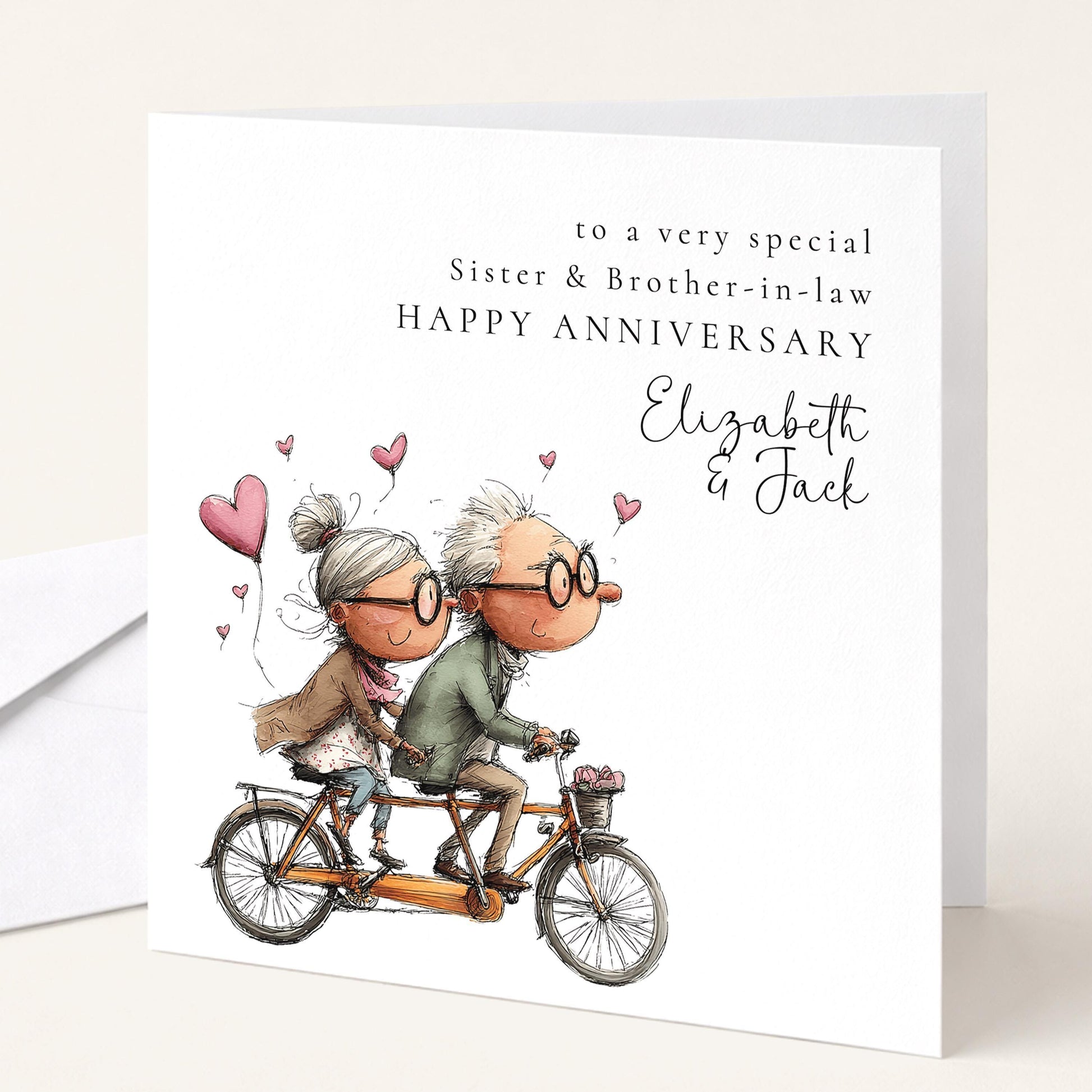 Anniversary Card for Sister and Brother in Law
