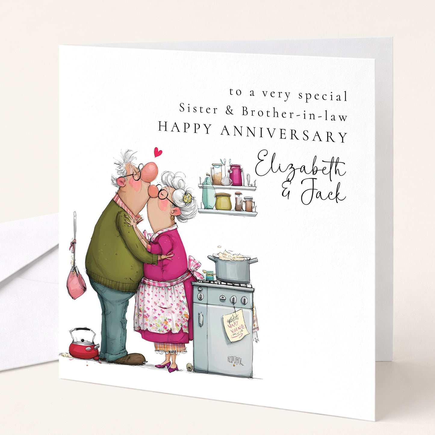 Anniversary Card for Sister and Brother in Law