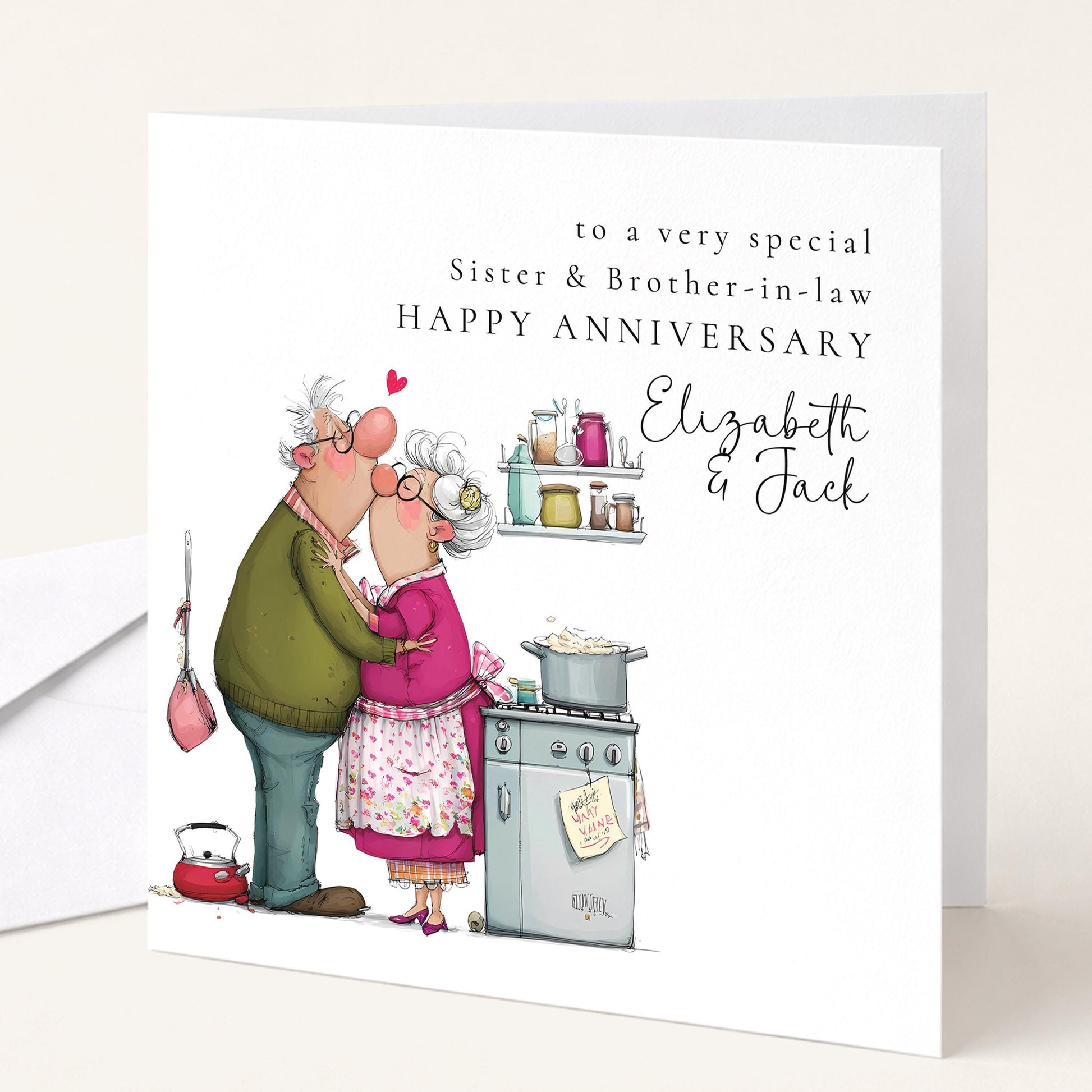 Anniversary Card for Sister and Brother in Law