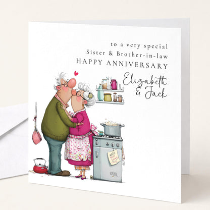 Anniversary Card for Sister and Brother in Law