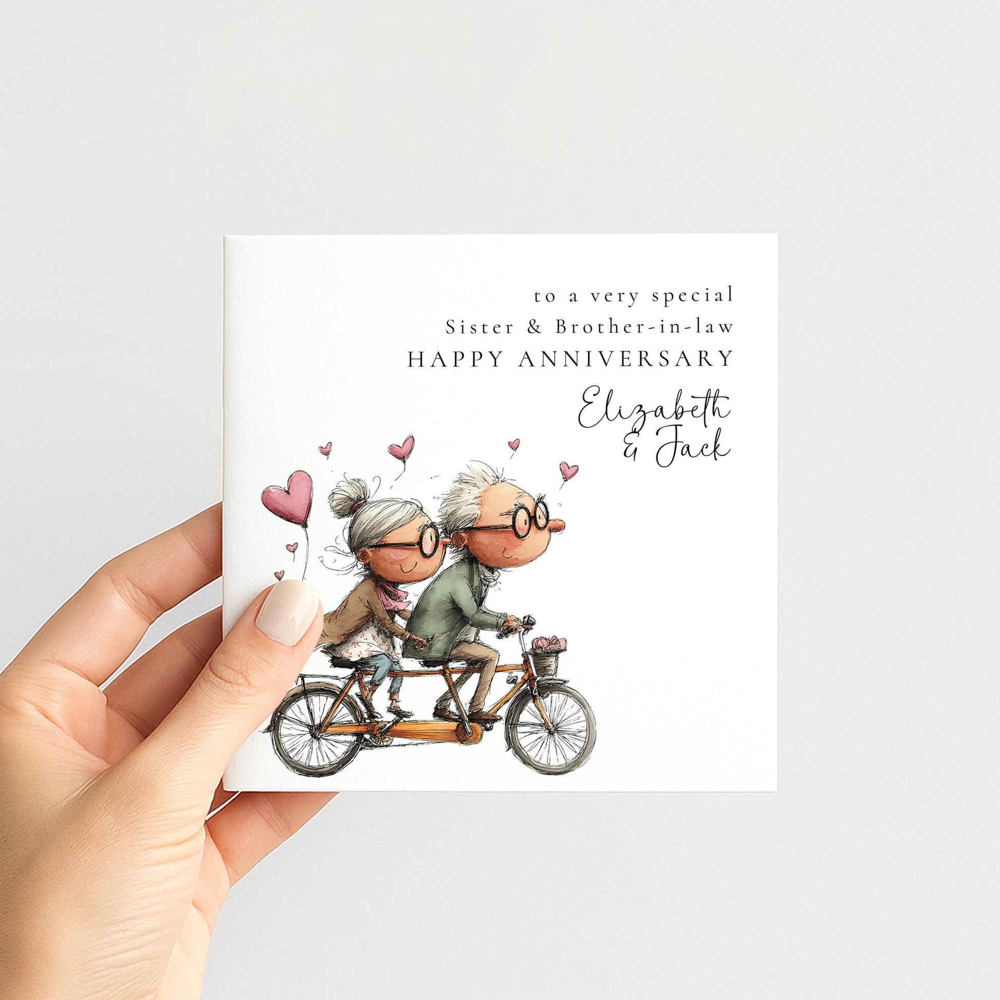 Anniversary Card for Sister and Brother in Law