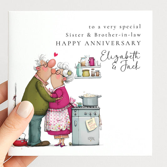 Anniversary Card for Sister and Brother in Law