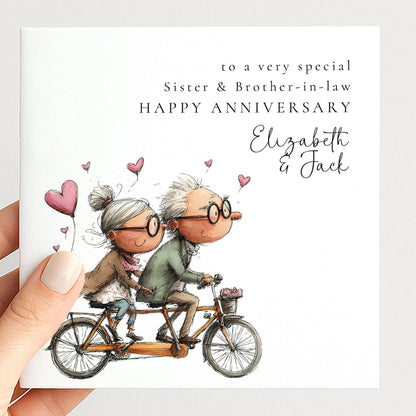 Anniversary Card for Sister and Brother in Law