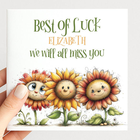 Best of Luck Leaving Card