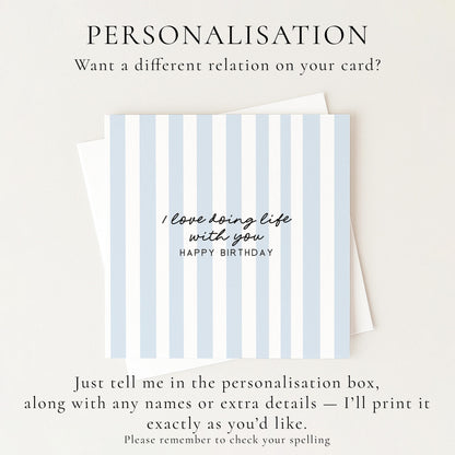 Birthday Card for Him