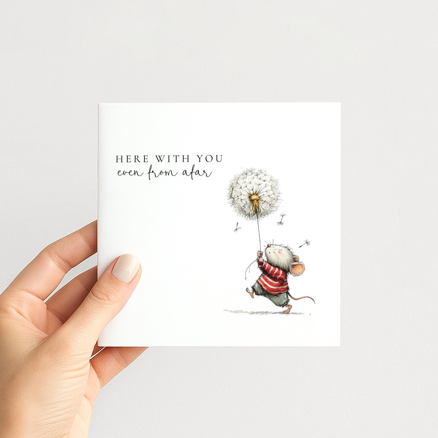 Comfort Card – Here For You Message | Support & Kindness Greeting Card