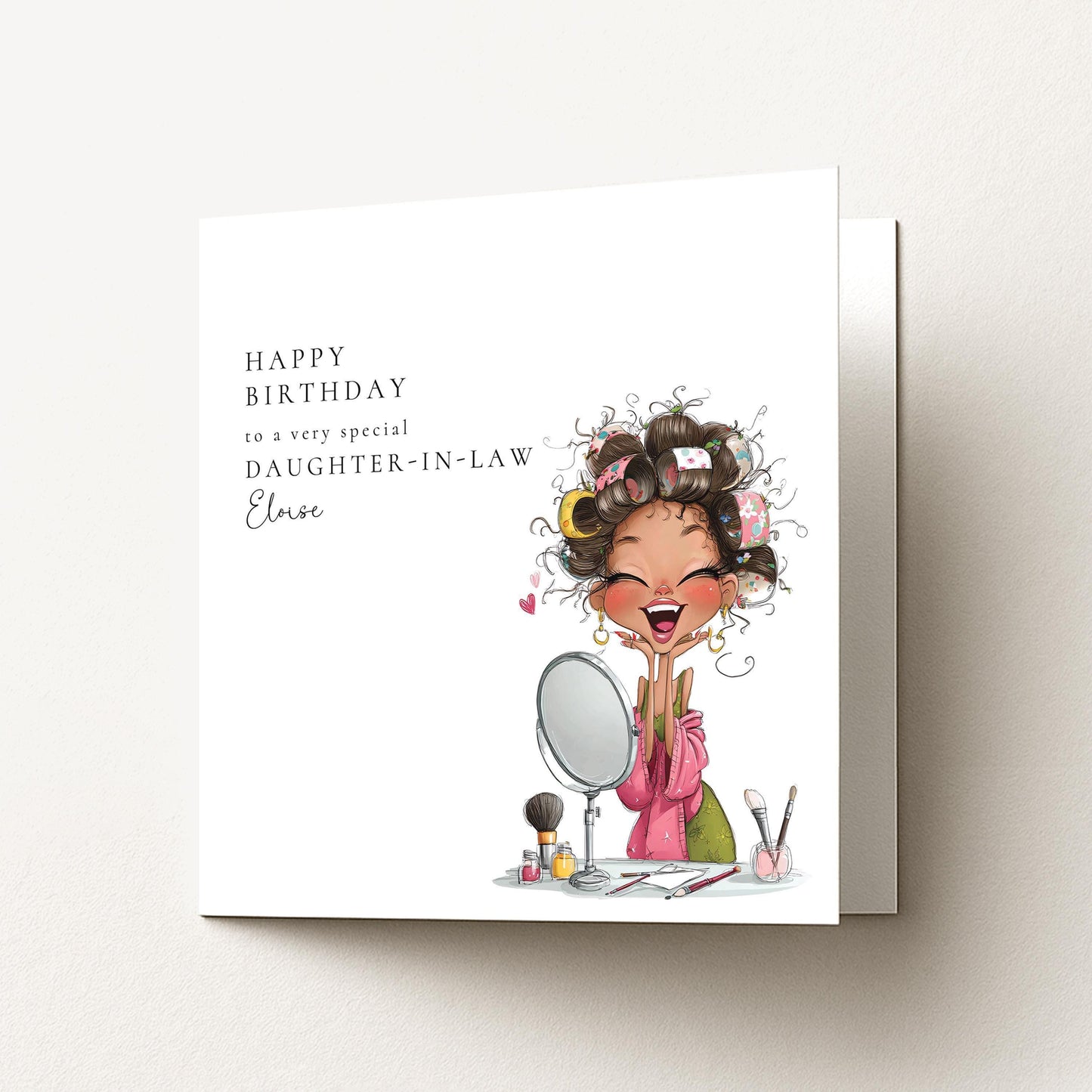 Daughter In Law Birthday Card - Personalised Fun Celebration Greeting