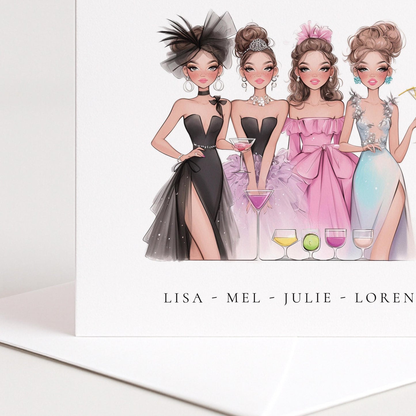 Fabulous Friends Card – Personalised Best Friend Birthday Greeting