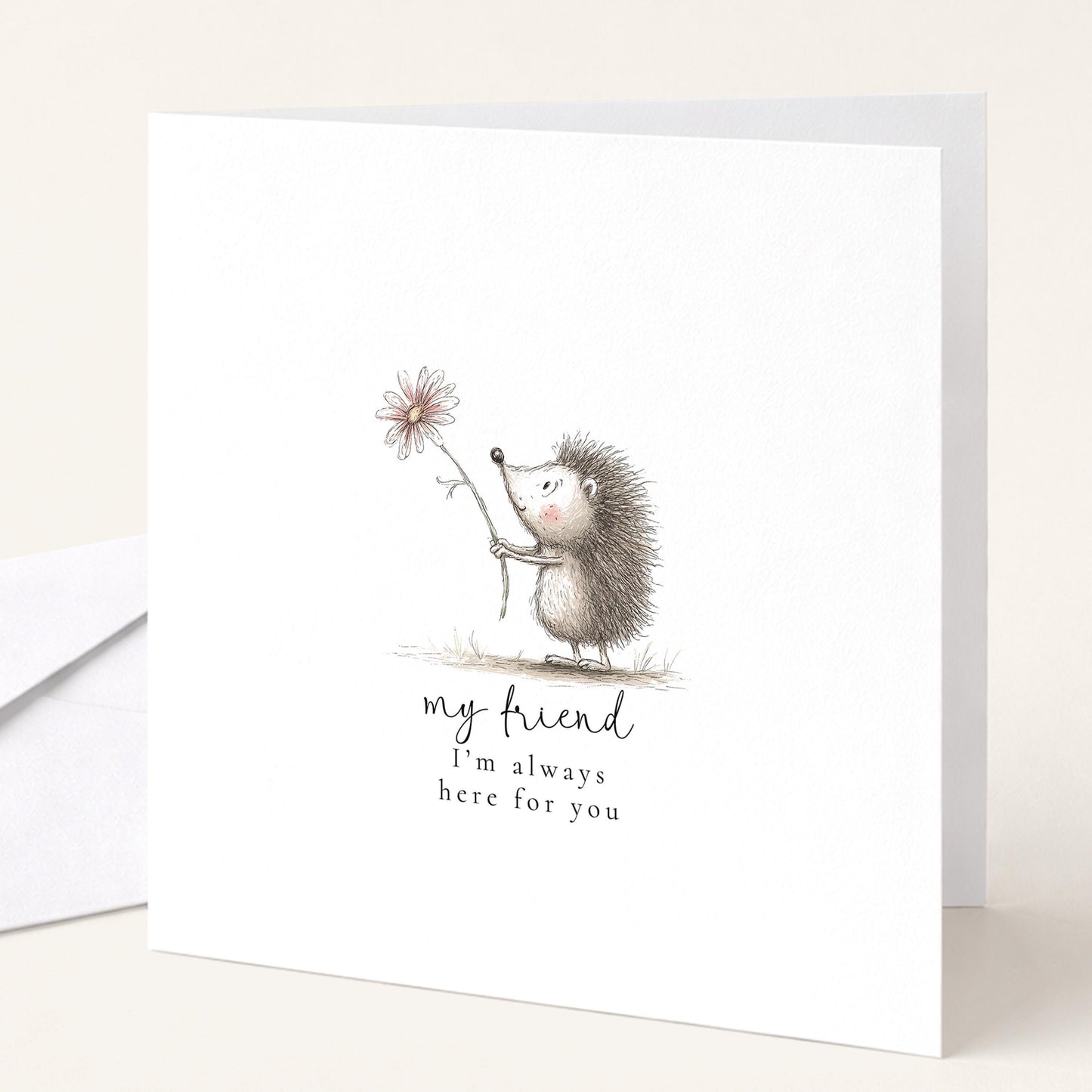 Friend Support Card – Uplifting Encouragement & Comfort Card For Friends