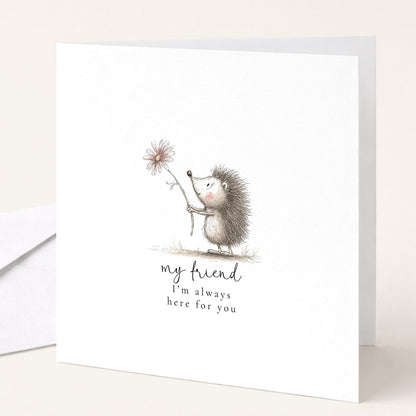 Friend Support Card – Uplifting Encouragement & Comfort Card For Friends