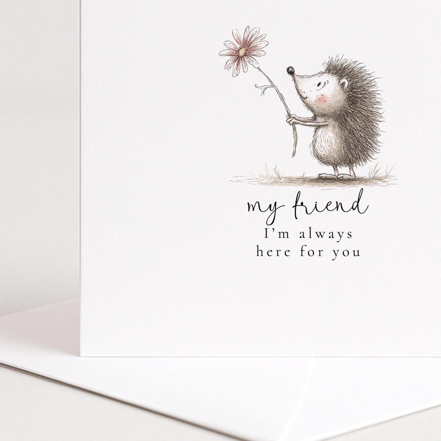 Friend Support Card – Uplifting Encouragement & Comfort Card For Friends