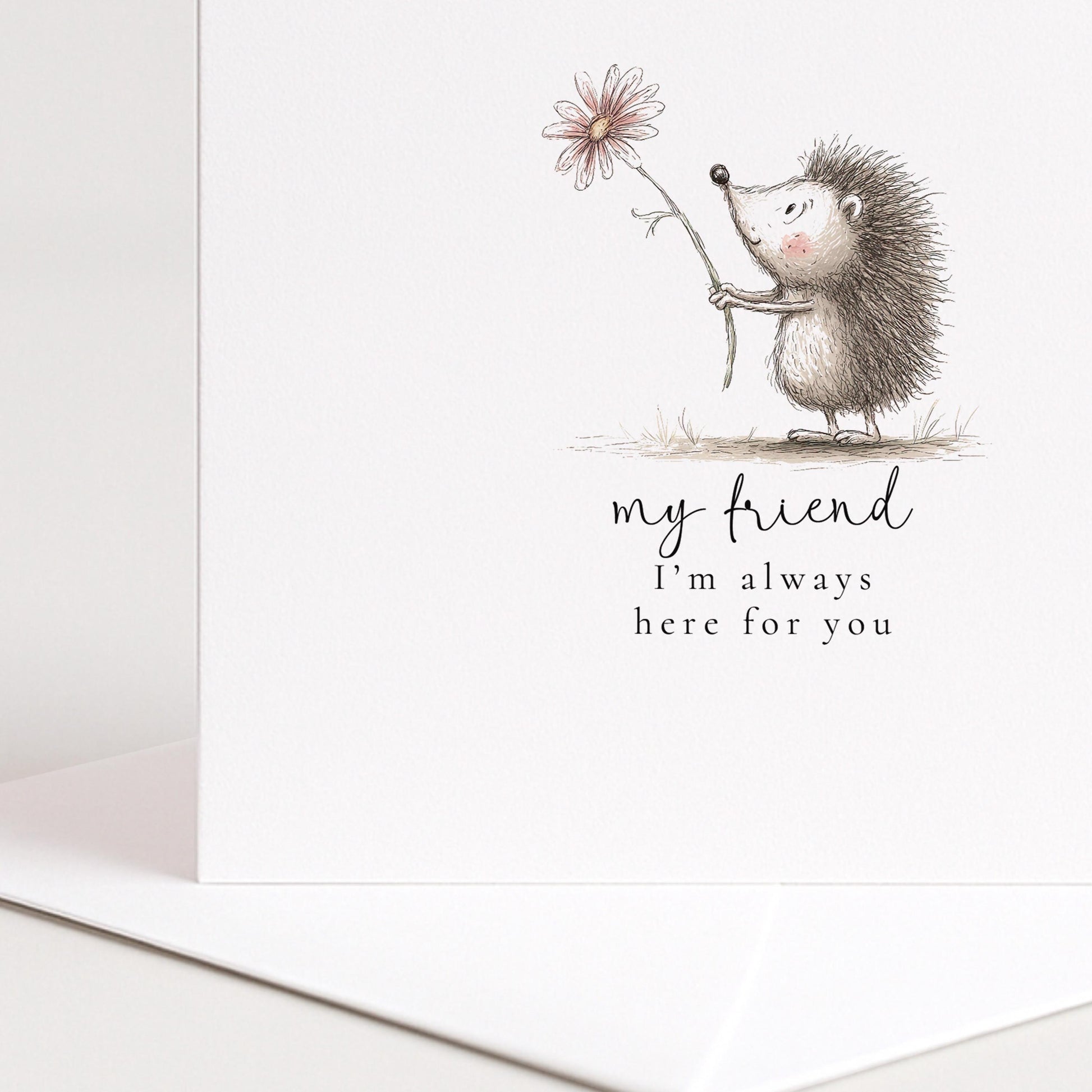 Friend Support Card – Uplifting Encouragement & Comfort Card For Friends