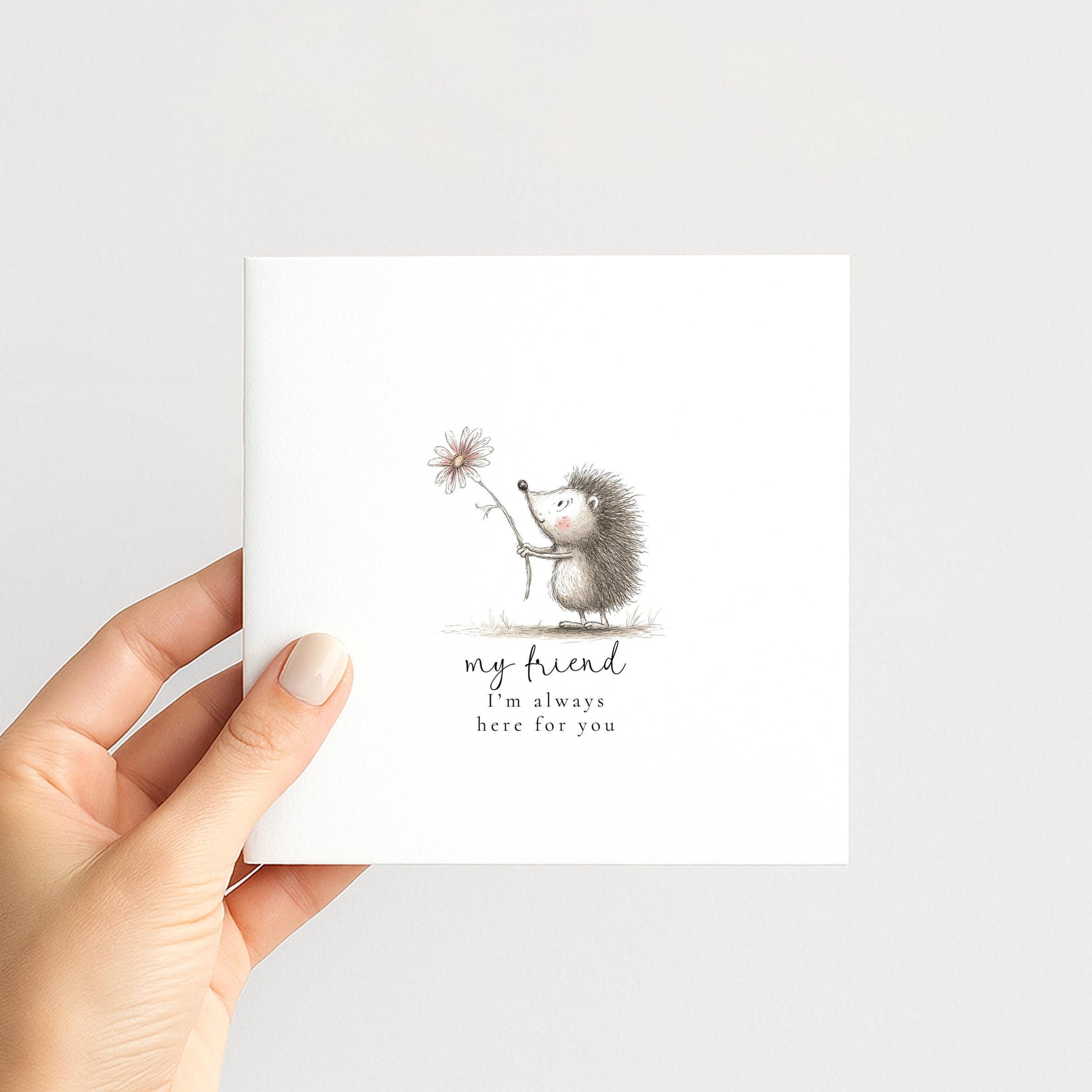 Friend Support Card – Uplifting Encouragement & Comfort Card For Friends
