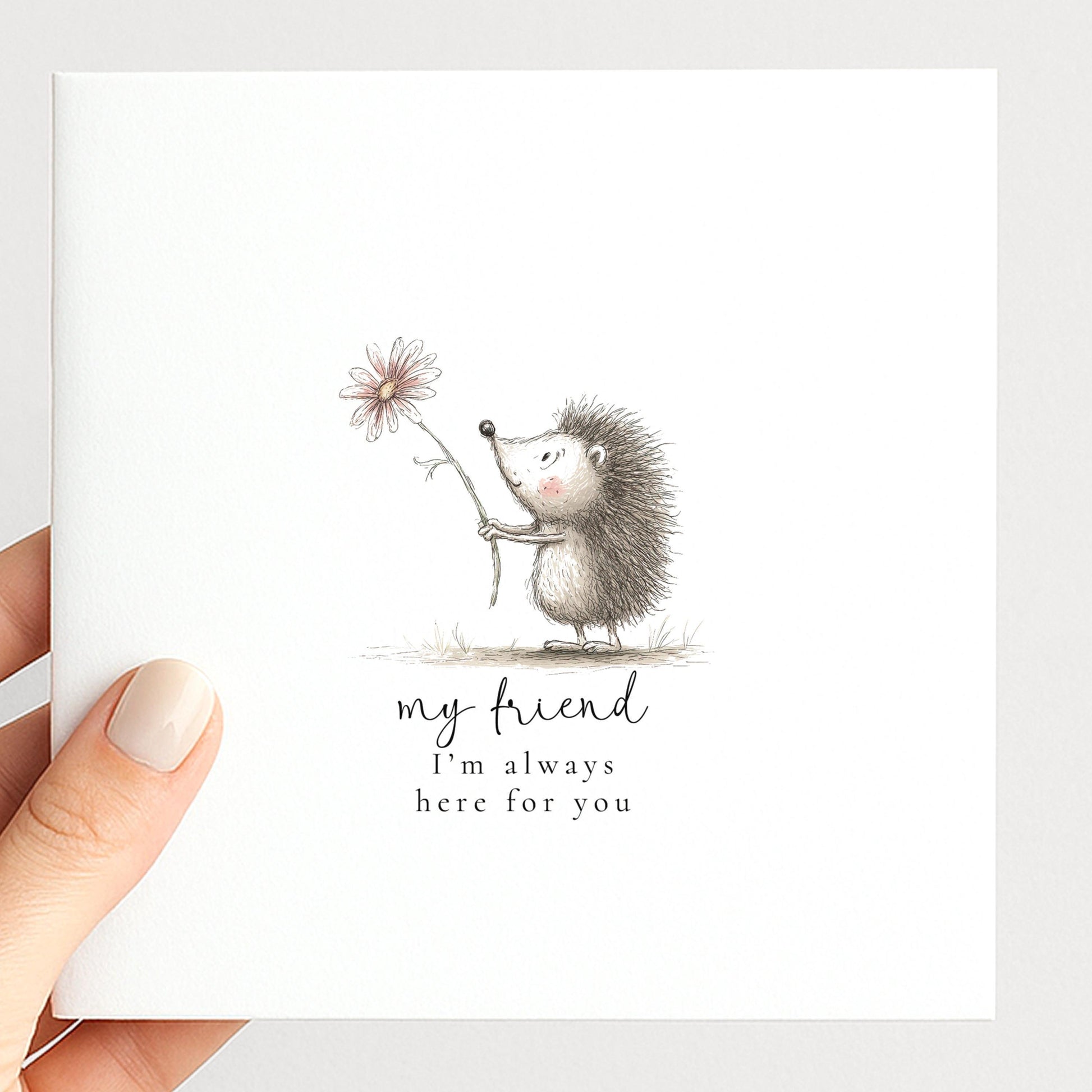 Friend Support Card – Uplifting Encouragement & Comfort Card For Friends