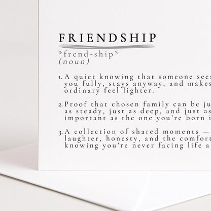 Friendship Card – Meaningful Birthday & Thank You Card for Best Friends