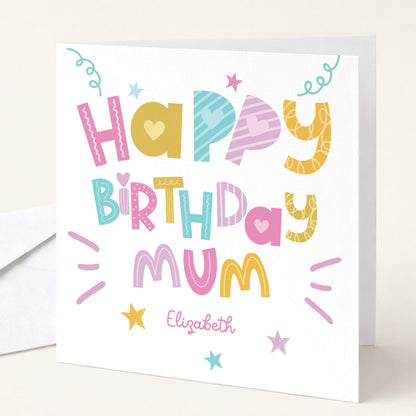 Fun Birthday Card for Mum