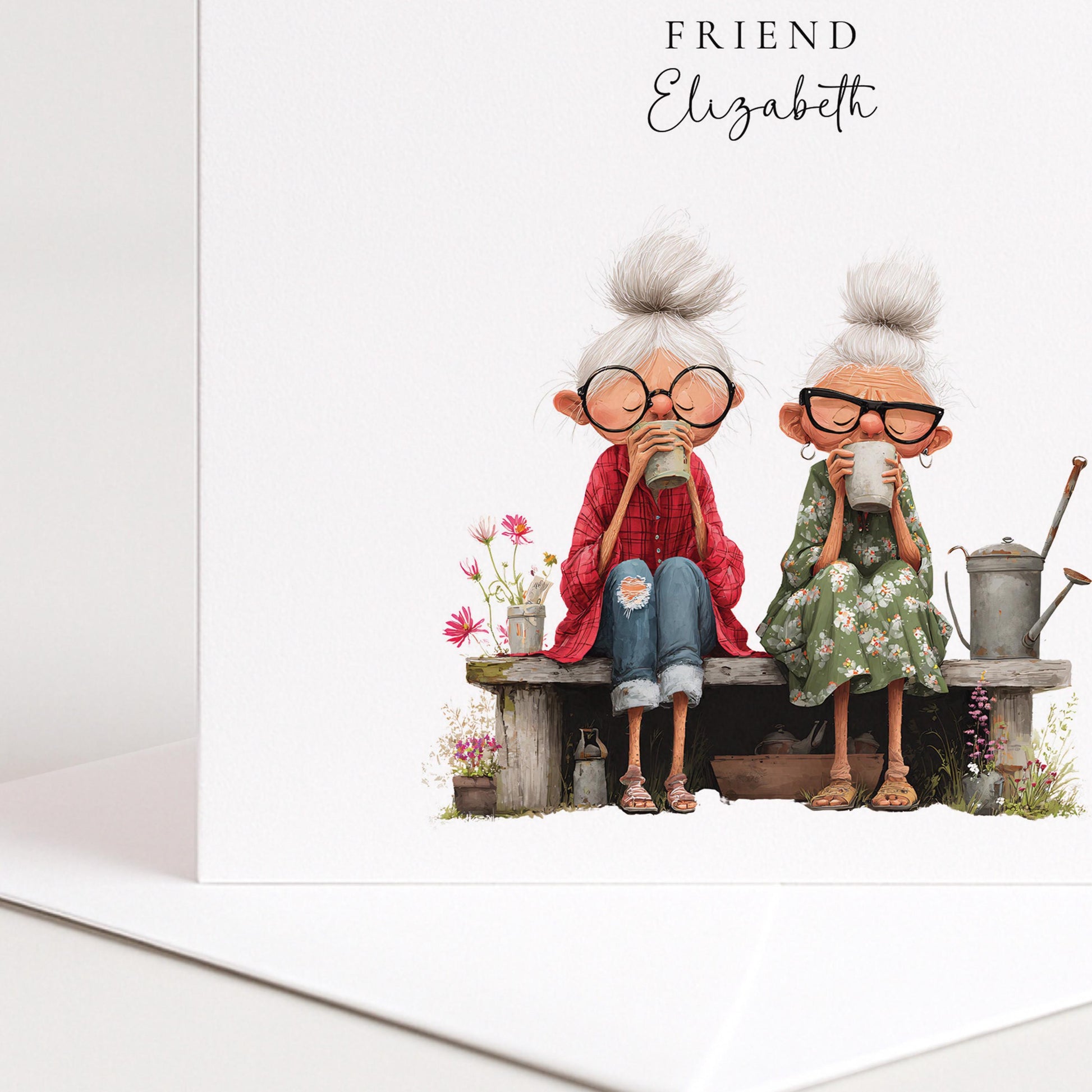 Funny Birthday Card – Best Friend Personalised Cheeky Milestone Greeting