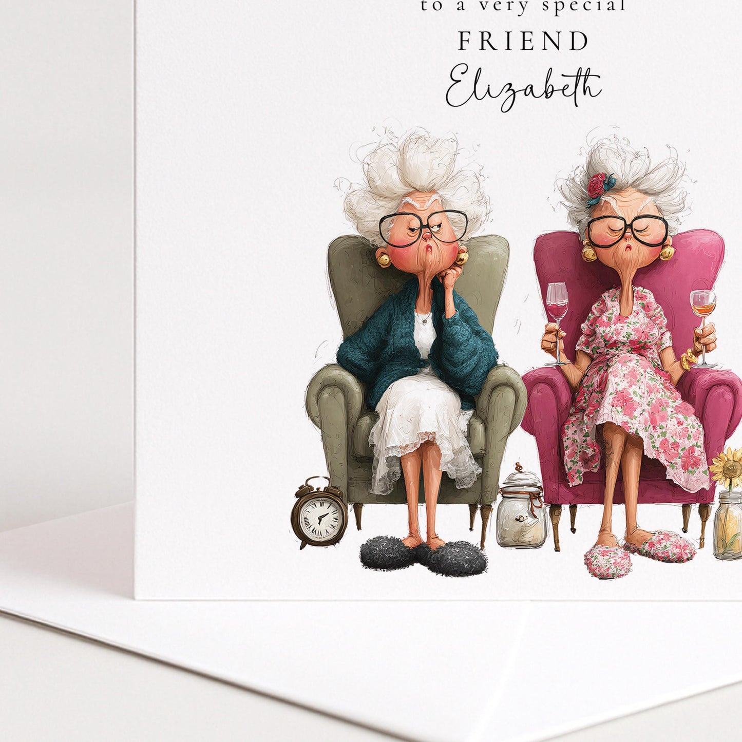 Funny Birthday Card – Cheeky Friend Card With UK Humour & Personalisation