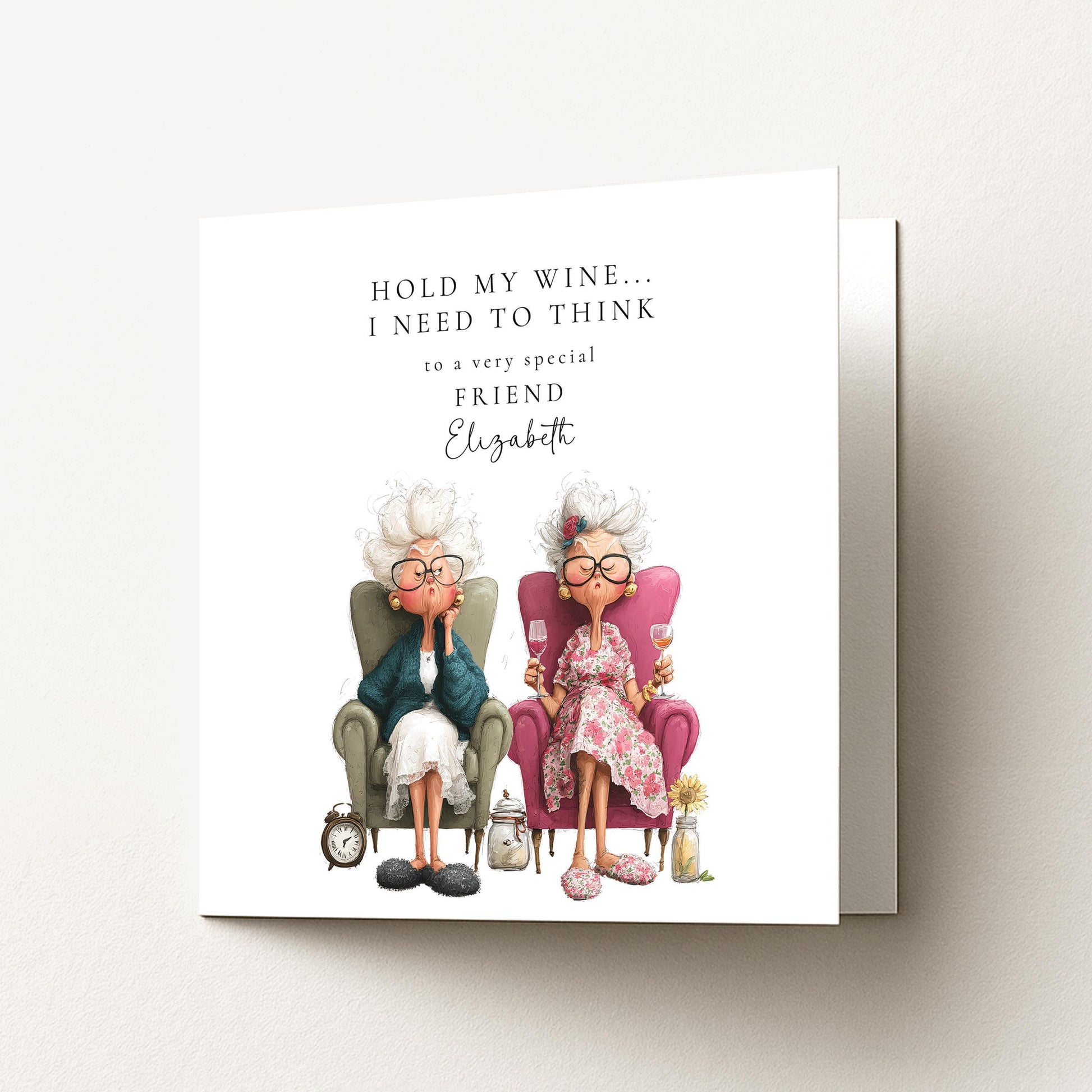 Funny Birthday Card – Cheeky Friend Card With UK Humour & Personalisation