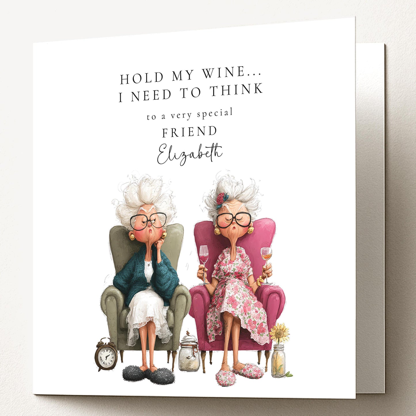Funny Birthday Card – Cheeky Friend Card With UK Humour & Personalisation