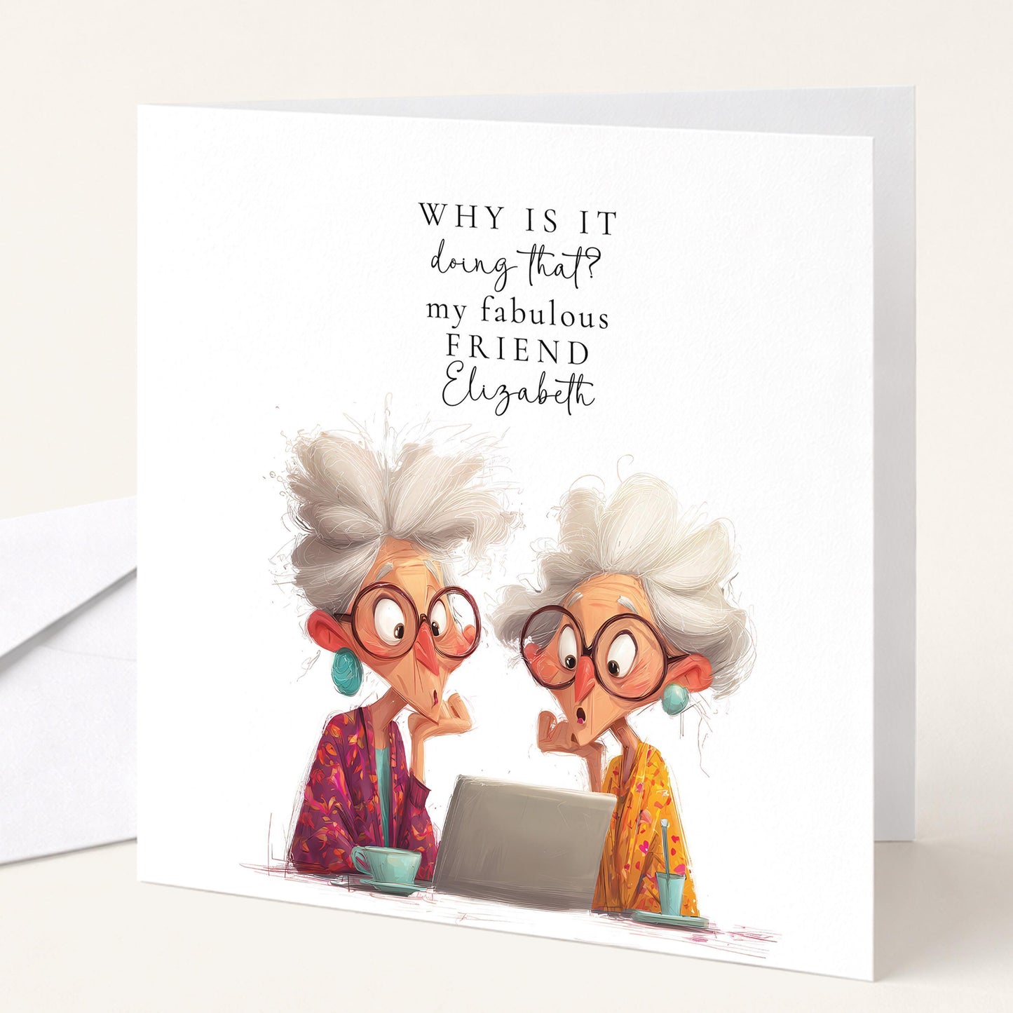 Funny Birthday Card - Humorous Tech Joke For Best Friend Celebration