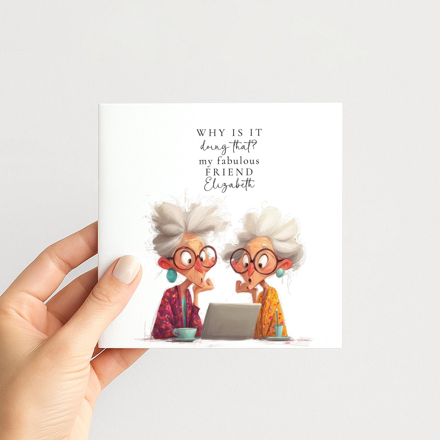 Funny Birthday Card - Humorous Tech Joke For Best Friend Celebration