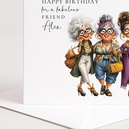 Funny Menopause Card – Personalised Birthday Greeting For Midlife Celebration