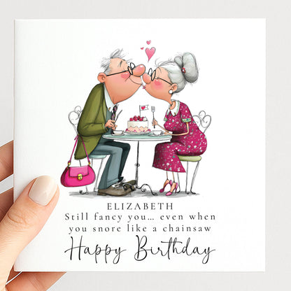 Funny Wife Birthday Card – Personalised Humorous Greeting With Matte Finish