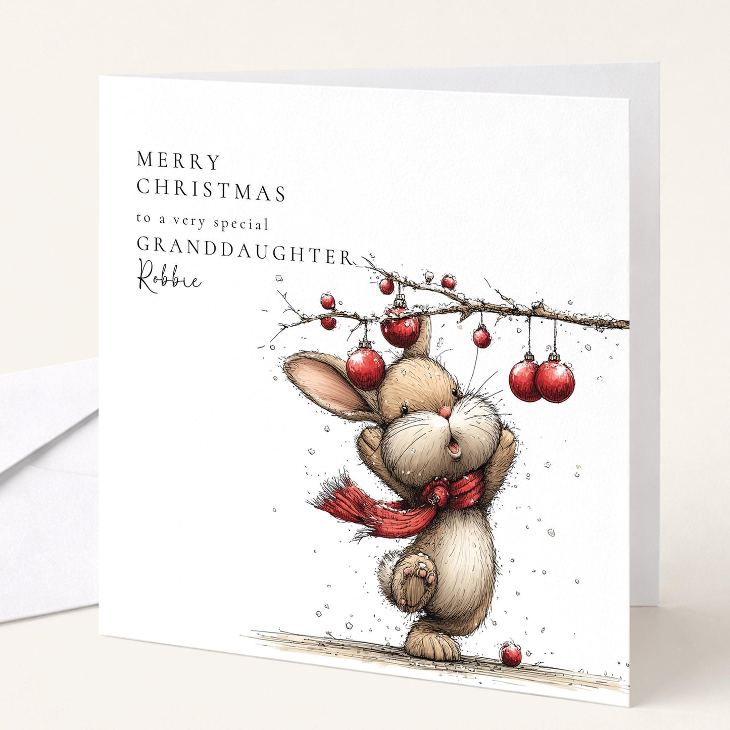 Granddaughter Christmas Card