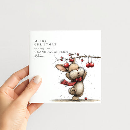 Granddaughter Christmas Card