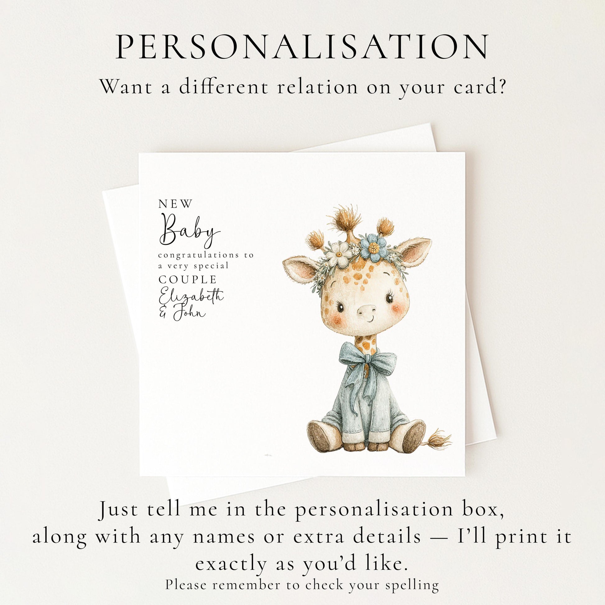 New Baby Card
