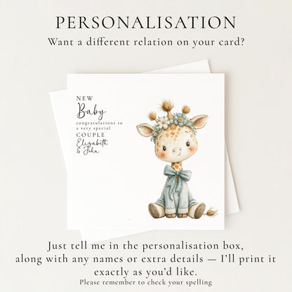 New Baby Card