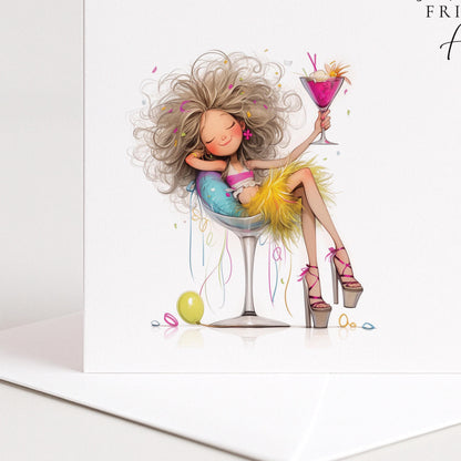 Personalised Birthday Card for Friend