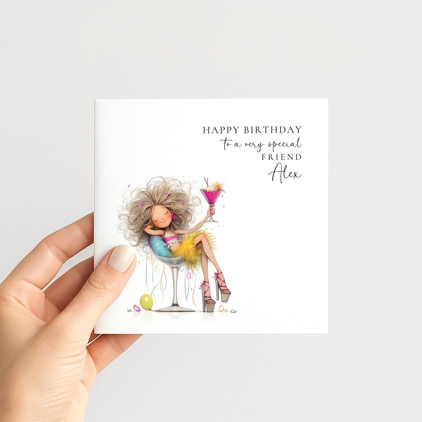 Personalised Birthday Card for Friend
