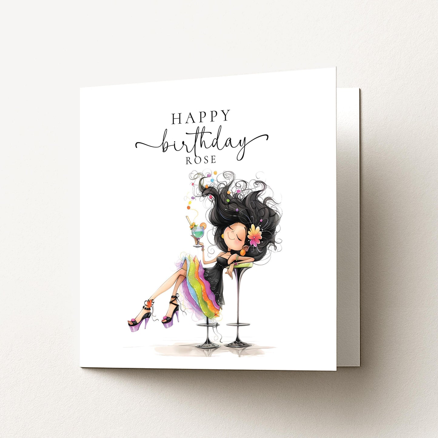 Personalised Birthday Card for Her
