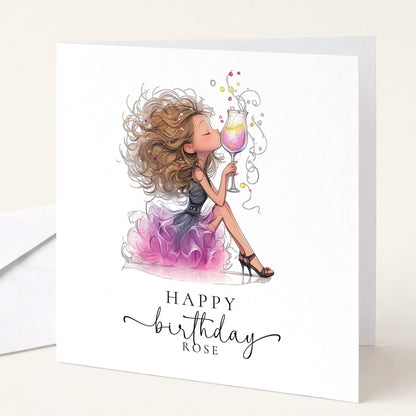 Personalised Birthday Card for Her