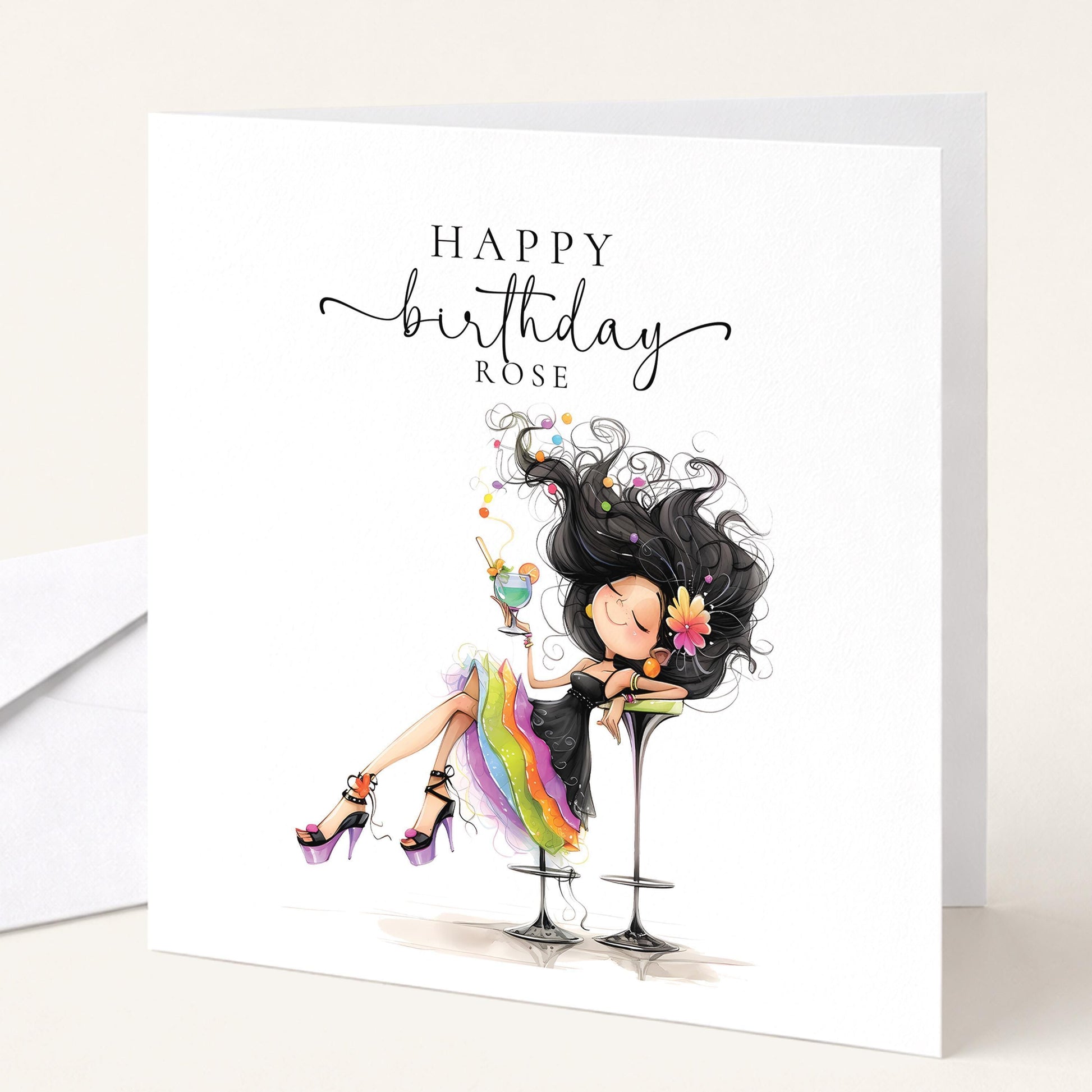 Personalised Birthday Card for Her